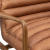 Gallery Direct Datsun Vintage Brown Leather 2‑Seater Sofa – Modern