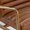 Gallery Direct Datsun Vintage Brown Leather 2‑Seater Sofa – Modern
