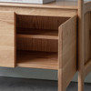 Gallery Direct Madrid Oak Open Display 80x35x172
