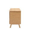 Gallery Direct Madrid Oak 2 Door Sideboard 116x45x70