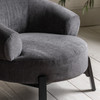 Gallery Direct Ardo Anthracite Fabric Armchair – Modern Gallery Direct Ardo Anthracite Fabric Armchair – Modern