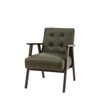 Gallery Direct Blackhall Green Leather Armchair – Modern Gallery Direct Blackhall Green Leather Armchair – Modern