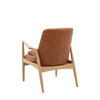 Gallery Direct Carrera Brown Leather Armchair – Modern Gallery Direct Carrera Brown Leather Armchair – Modern