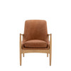 Gallery Direct Carrera Brown Leather Armchair – Modern Gallery Direct Carrera Brown Leather Armchair – Modern