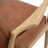 Gallery Direct Carrera Brown Leather Armchair – Modern Gallery Direct Carrera Brown Leather Armchair – Modern