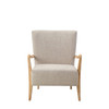 Gallery Direct Chedworth Natural Linen Armchair – Modern Gallery Direct Chedworth Natural Linen Armchair – Modern