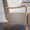 Gallery Direct Chedworth Natural Linen Armchair – Modern Gallery Direct Chedworth Natural Linen Armchair – Modern