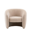 Gallery Direct Curvo Cream Fabric Armchair – Modern Gallery Direct Curvo Cream Fabric Armchair – Modern