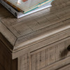 Gallery Direct Vancouver Natural Oak  3 Drawer Bedside 520x450x650