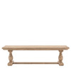 Gallery Direct Vancouver Natural Oak Dining Bench 1600x380x460