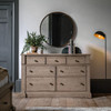Gallery Direct Vancouver Natural Oak 7 Drawer Chest 1500x485x910
