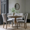 Gallery Direct Vancouver Natural Oak Rnd Ext Dining Tble 1200/ 1600x1200x750