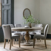 Gallery Direct Vancouver Natural Oak Rnd Ext Dining Tble 1200/ 1600x1200x750