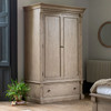Gallery Direct Vancouver Natural Oak 2 Door Wardrobe 1400x650x2135