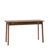 Gallery Direct Madrid Walnut 1 Drawer Desk 130x50x75