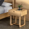 Gallery Direct Craft Natural Oak 1 Drawer Bedside
