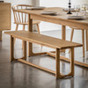 Gallery Direct Craft Natural Oak Dining Bench