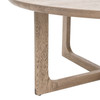 Gallery Direct Craft Smoked Oak Round Coffee Table