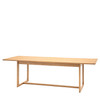 Gallery Direct Craft Natural Oak Ext Dining Table