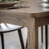 Gallery Direct Craft Smoked Oak Ext Dining Table
