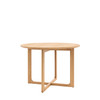 Gallery Direct Craft Natural Oak Round Dining Table