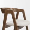 Pair of Walnut Dining Chairs -  Mads