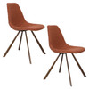 Bouclé Terracotta Dining Chair Franky