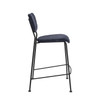 Counter Chair Dark Blue Velvet - Benson