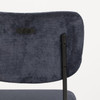 Counter Chair Dark Blue Velvet - Benson