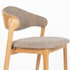 Counter Chair Light Wood & Beige - Babington