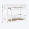 White Spindle Bunk Bed Premium Beech Wood 90x200cm - Forrest
