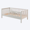 White Toddler Bed with Rails – 70x140cm Solid Pine