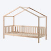 Solid Pine House Bed With Rails 90x200cm - Dallas
