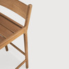 Ethnicraft Jack Teak Outdoor Bar Chair