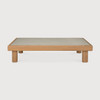 Ethnicraft Monocle Outdoor Coffee Table - Grey & Teak