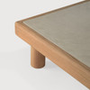Ethnicraft Monocle Outdoor Coffee Table - Grey & Teak