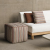 Ethnicraft Zahara Stripes 50 x 50 cm Outdoor Cushion - Terracotta