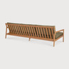 Ethnicraft Teak Outdoor 3 Seat Sofa Jack Green Cushions