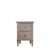 Mustique 2 Drawer Bedside Table Hudson Living