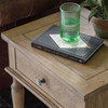 Mustique 1 Drawer Side Table Hudson Living