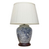 Pair of Oriental Table Lamps -Japanese Wave
