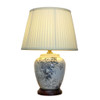 Pair of Oriental Table Lamps -Japanese Wave