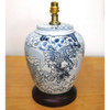Pair of Oriental Table Lamps -Japanese Wave