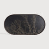 Ethnicraft Black Tree Oblong Wooden Tray