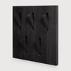 Ethnicraft Utilitile Oak Wall Coat Rack - Black