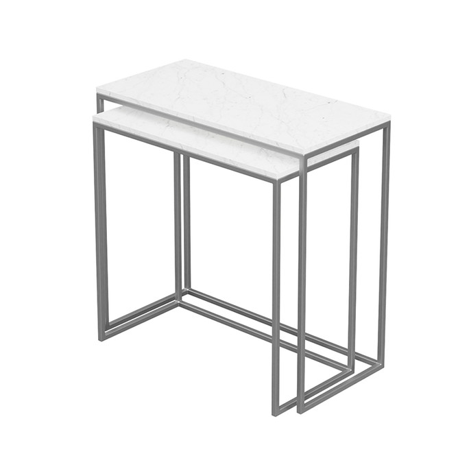 Kensington Marble Rectangular Nest Of Tables