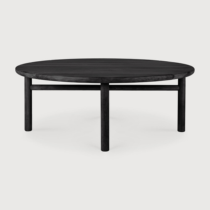 Ethnicraft Teak Quatro Black Outdoor Coffee Table - Large