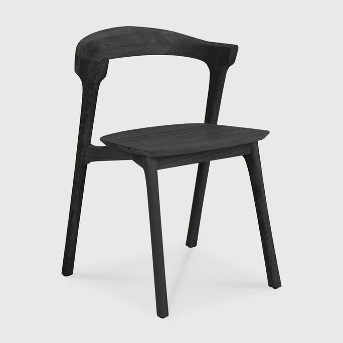 Ethnicraft Bok Teak Black Outdoor Dining Chair