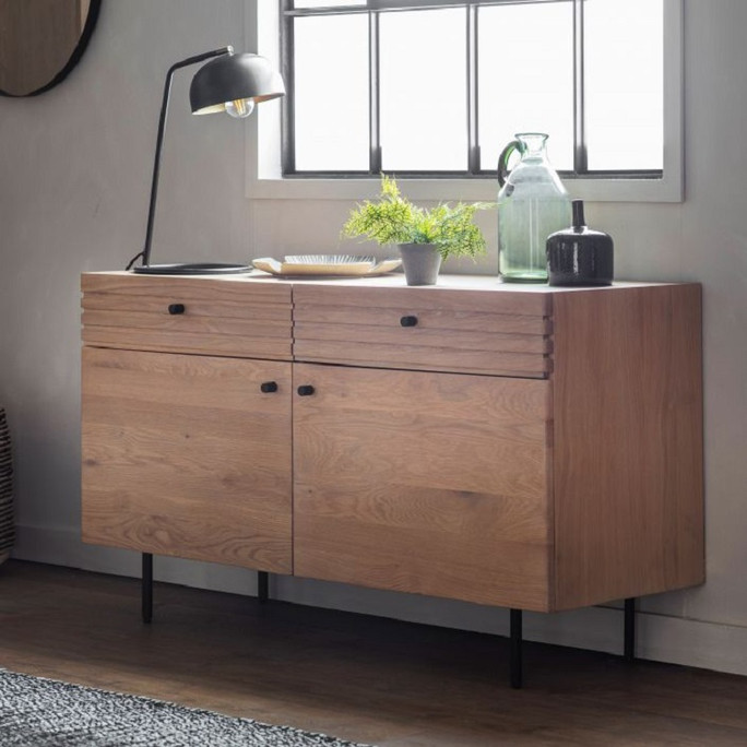 Okayama 2 Drawer 2 Door Sideboard