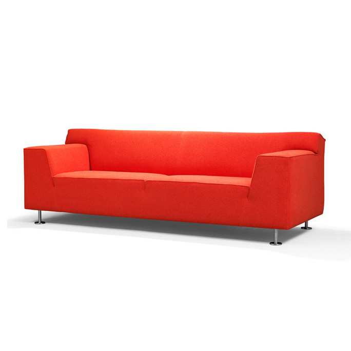 Felt Orange Sofa - Axe